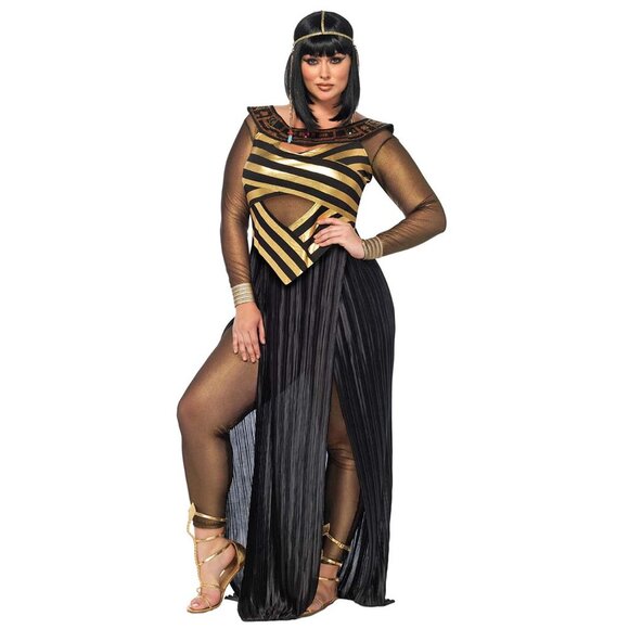 Nile Queen Costume Womens Plus Sizes 1x 2x 3x 4x Halloween Cosplay Roleplay - Picture 5 of 10